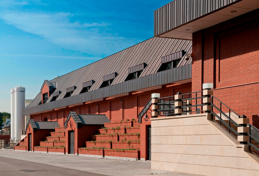 Vodárenský objekt pro ozonizaci vody